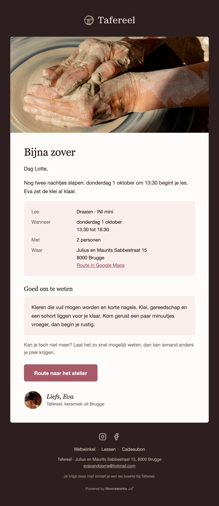 Overmorgen: Draaien INI mini